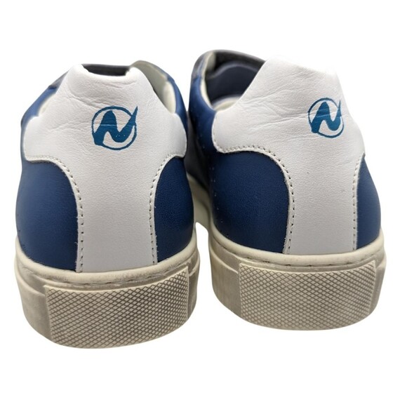 Natrino Boys Blue and White Sneakers Big Kids US 4.5 / EU 36 - Picture 3 of 5